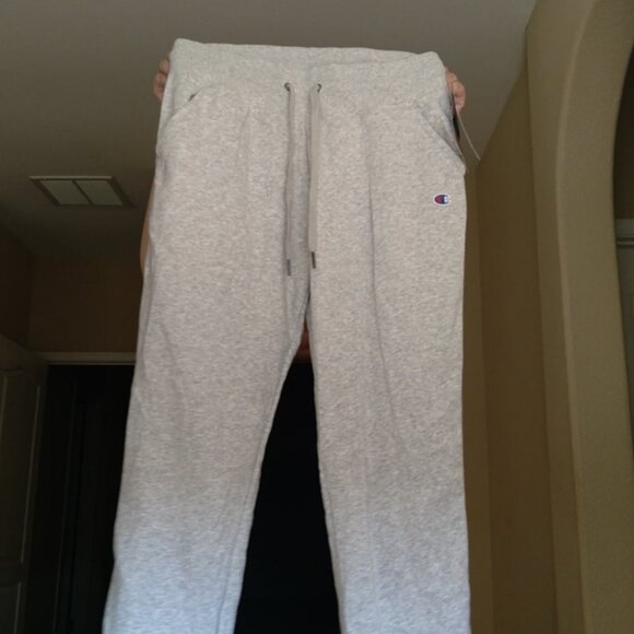Champion Moisture Wicking Heather Grey Sweatpants NWT - Picture 1 of 6